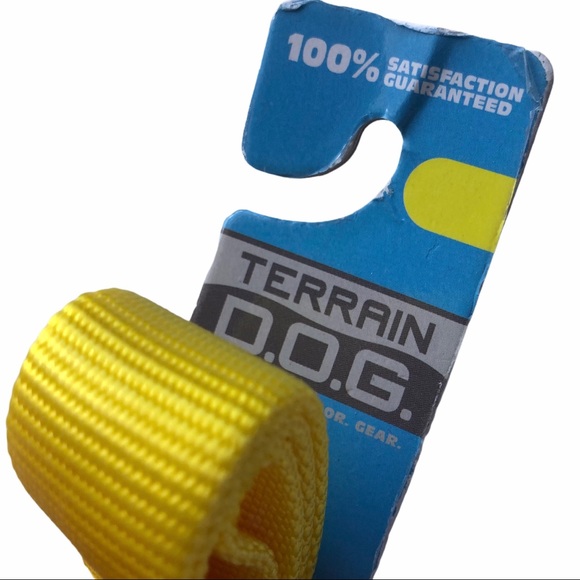 NEW Dog Leash YELLOW 4ft Nylon Terrain D.O.G. Sunshine - Picture 5 of 10